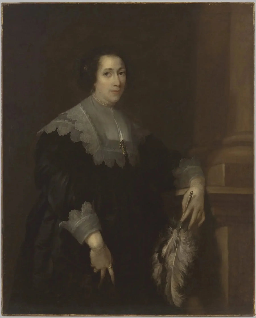Portrait einer Dame (vielleicht Lady Philadelphia Wharton) - Antoine van Dyck