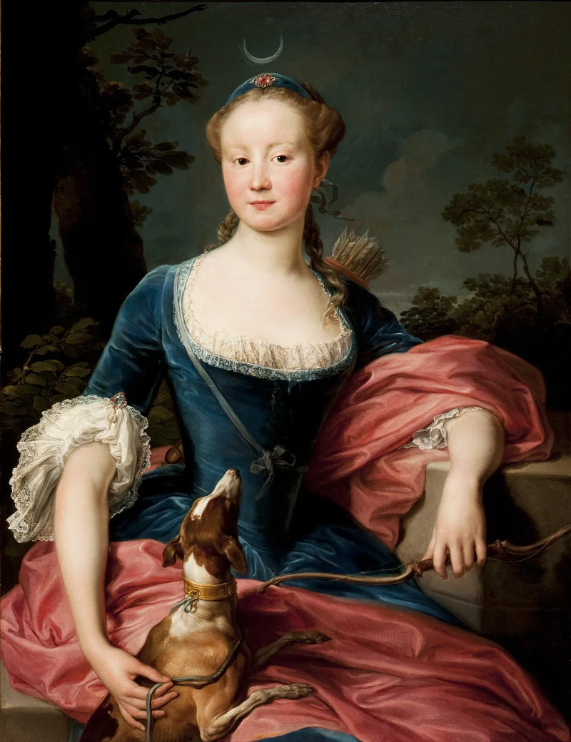 Porträt einer Dame - Pompeo Batoni