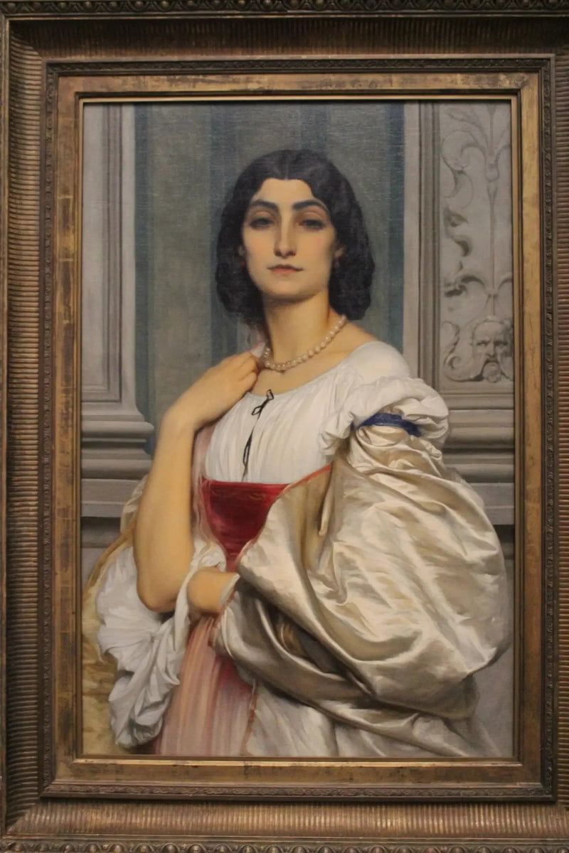 Portrait einer römischen Dame (La Nanna) - Frederic Leighton
