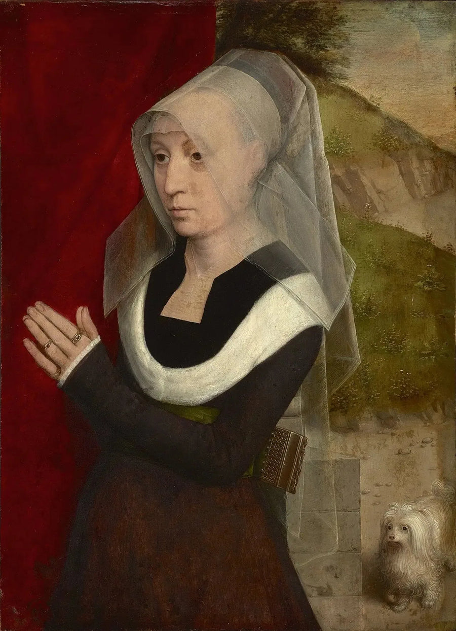Porträt einer Spenderin - Hans Memling