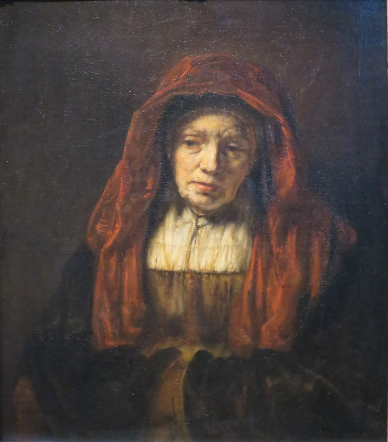 Porträt einer älteren Frau. - Rembrandt