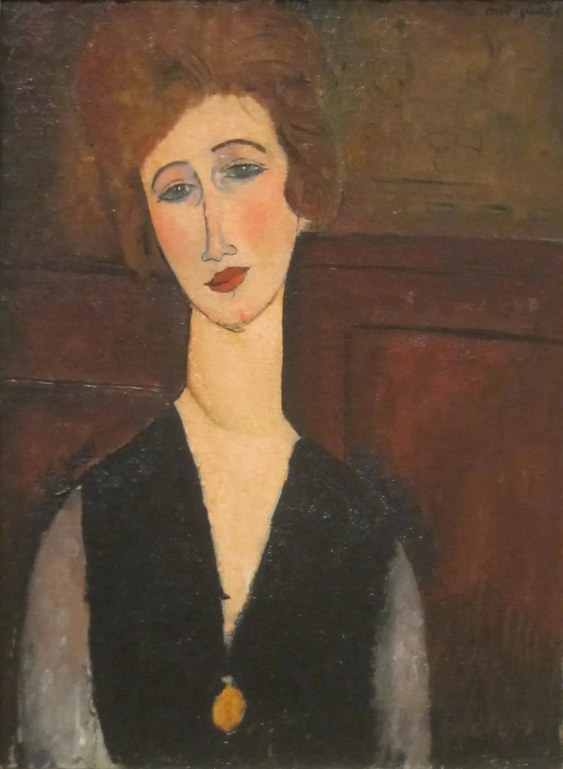 Porträt einer Frau - Amedeo Modigliani