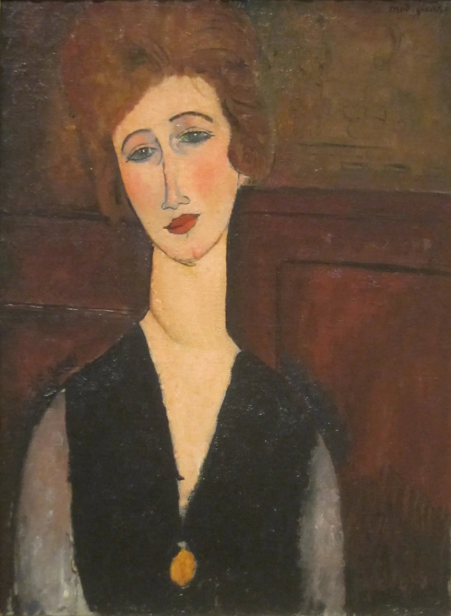 Porträt einer Frau - Amedeo Modigliani