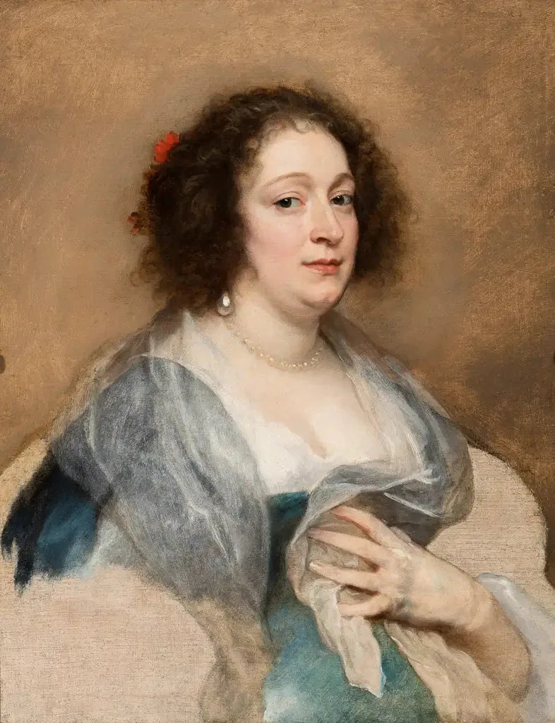 Portrait einer Frau - Antoine van Dyck