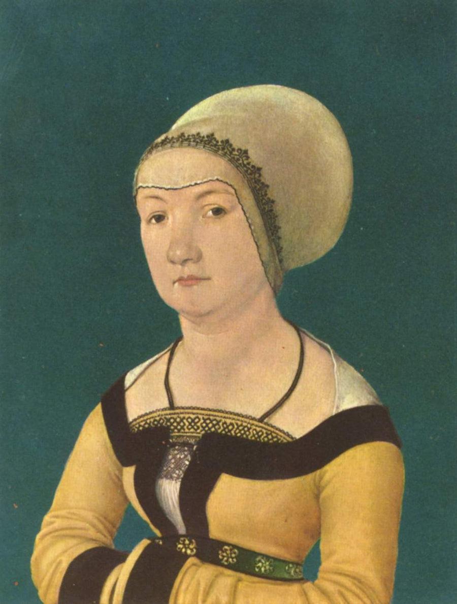 Porträt einer 34-jährigen Frau - Hans Holbein der Ältere