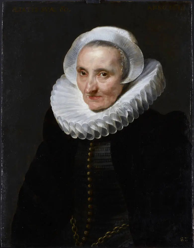 Portrait einer Frau im Alter von 60 Jahren - Antoine van Dyck