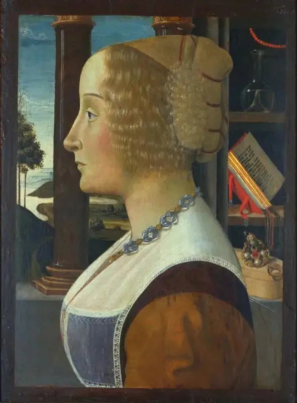 Porträt einer Frau - Domenico Ghirlandaio