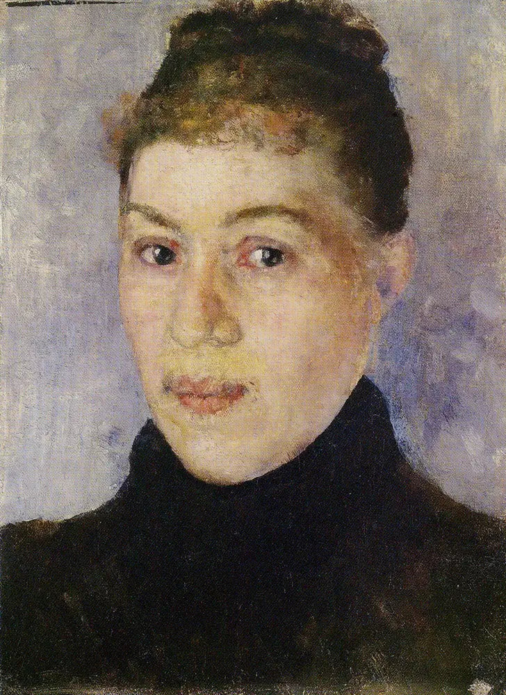 Porträt einer Frau - Edvard Munch