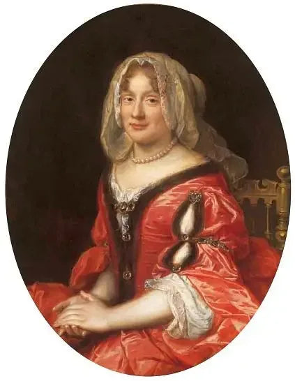 Portrait einer Frau in polnischer Tracht, höchstwahrscheinlich Claudine Françoise Mignot, Ehefrau von Jean Casimir Vasa - Pierre Mignard