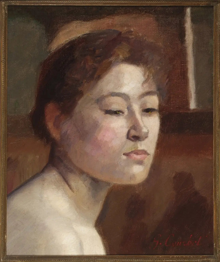Porträt einer Frau - Gustave Courbet