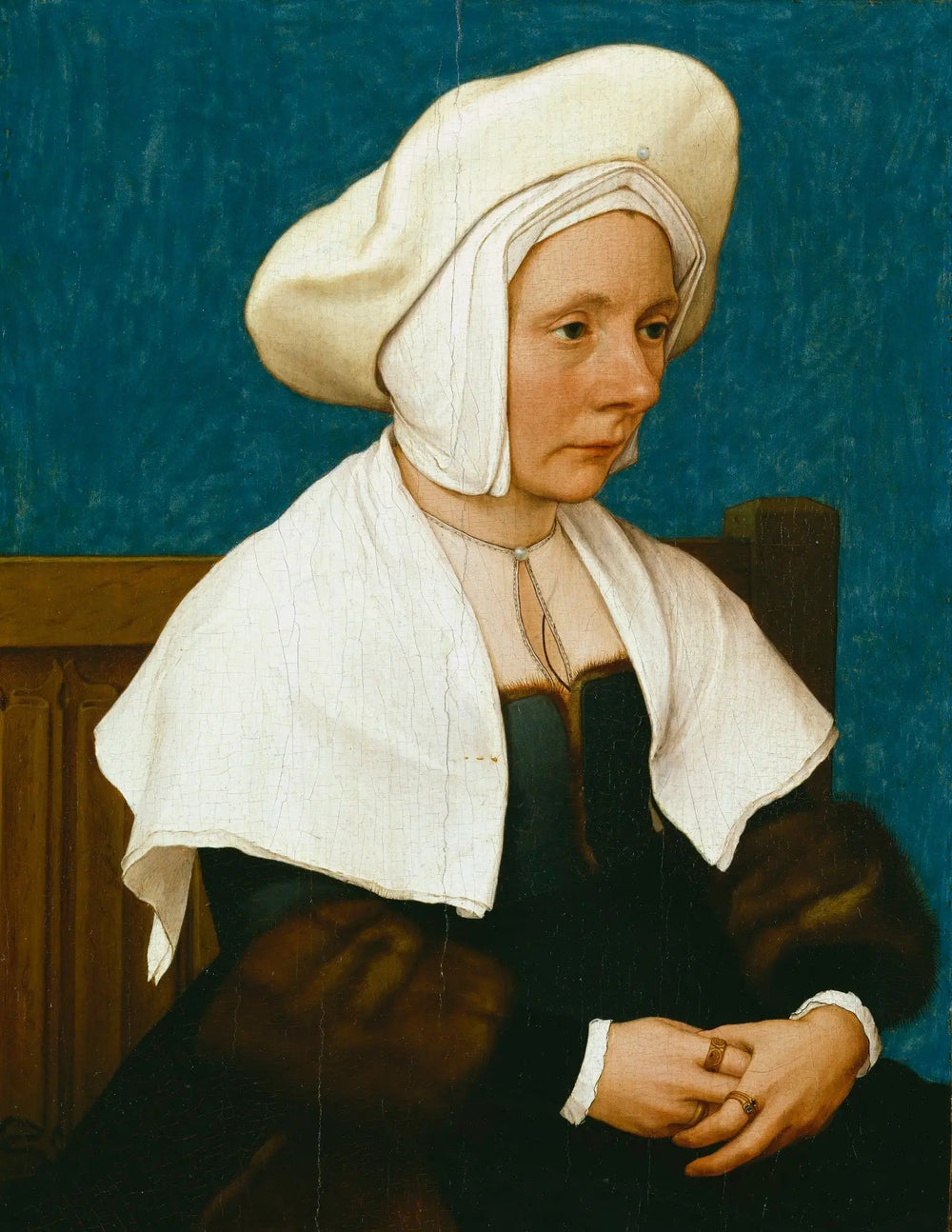 Portrait d'une femme - Hans Holbein le Jeune image 1 copie peinte à la main à l’huile