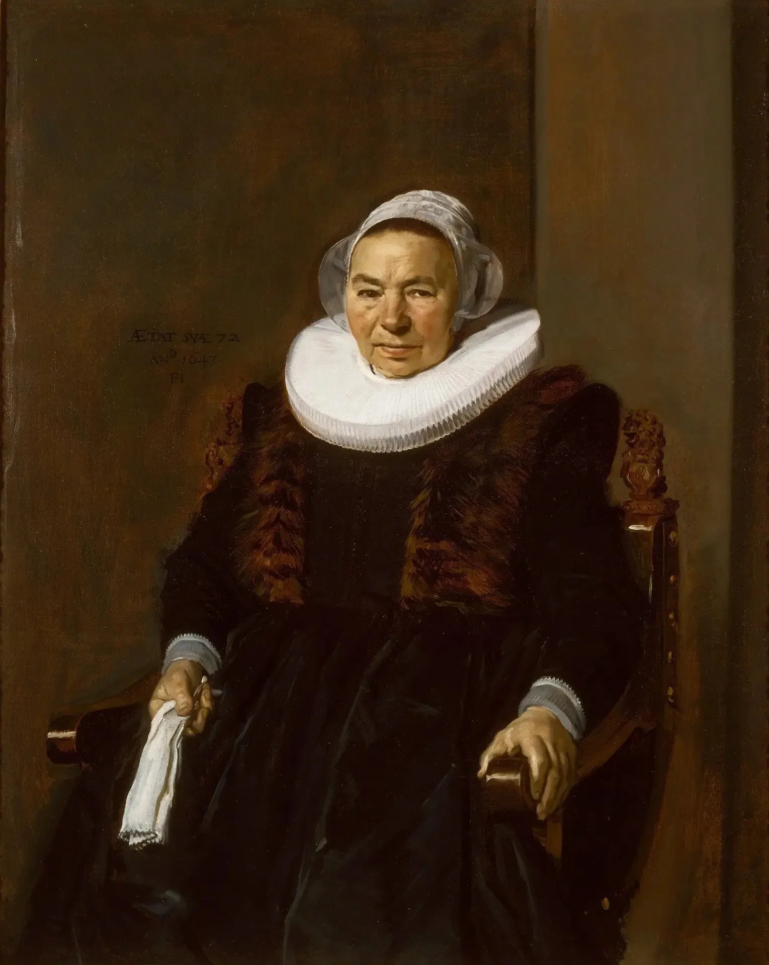 portrait d'une femme inconnue - Frans Hals image 1 tableau peint à l’huile sur toile