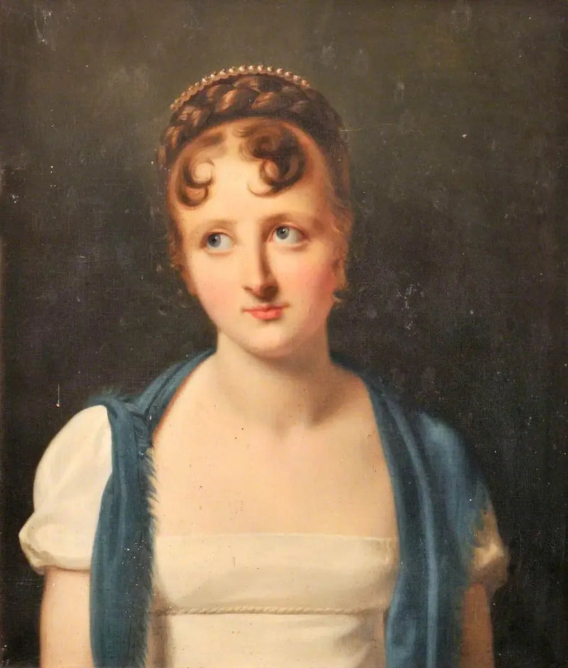 Porträt einer unbekannten Frau - Hippolyte Flandrin