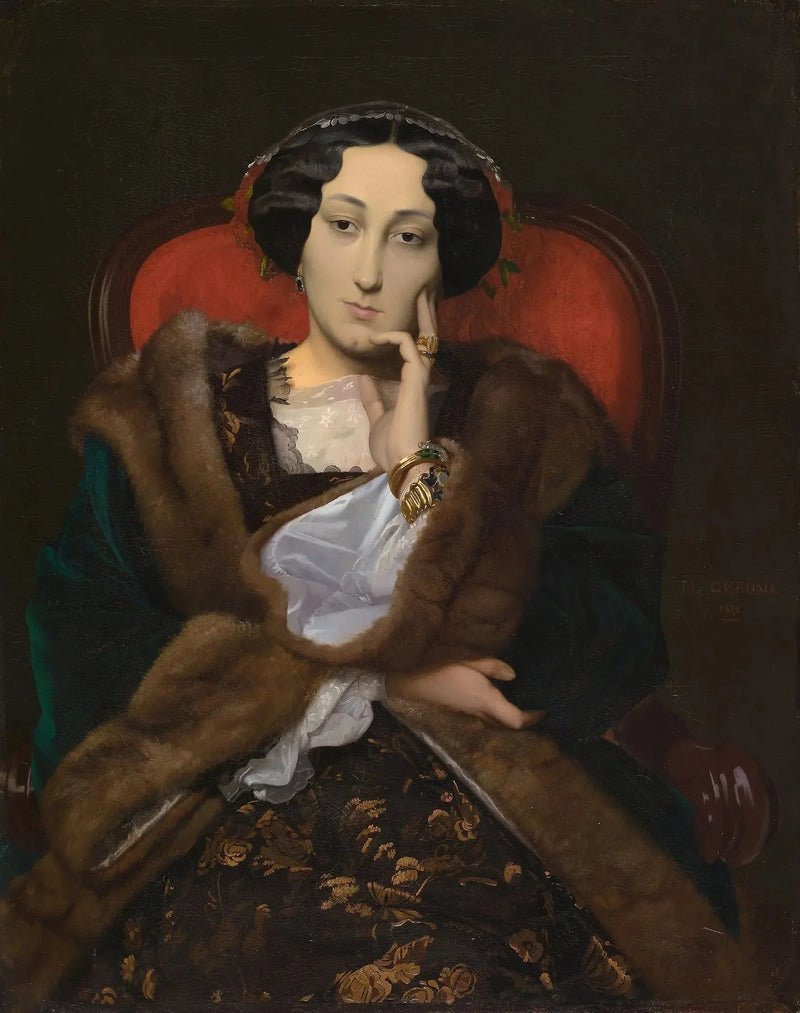 Porträt einer Frau - Jean-Léon Gérôme