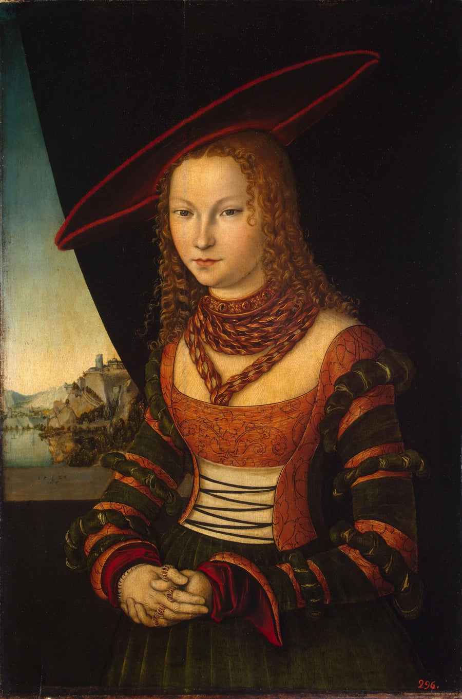 Porträt einer Frau - Lucas Cranach der Ältere