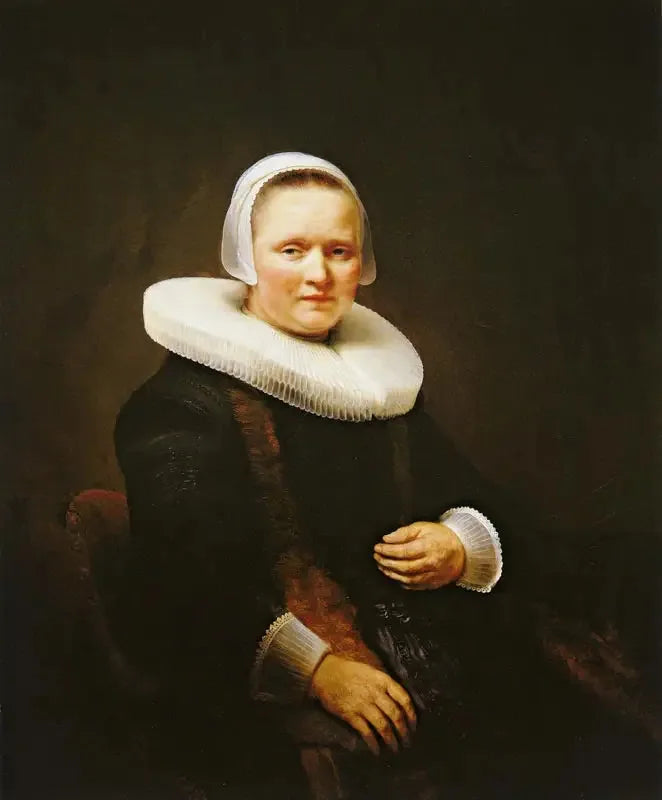Porträt einer Frau, vielleicht Anna Wijmer - Rembrandt