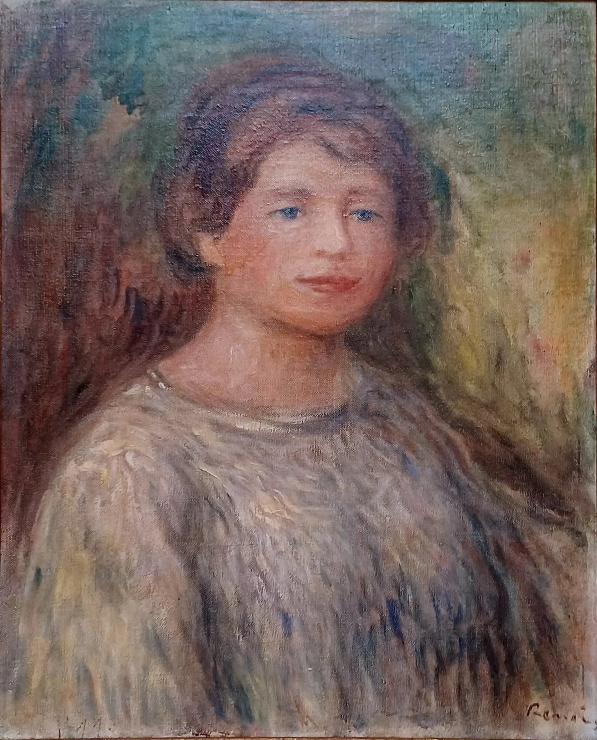 Portrait d'une femme - Pierre-Auguste Renoir image 1 reproduction réalisée par Alpha Reproduction