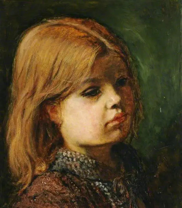 Portrait eines Mädchens - John Everett Millais