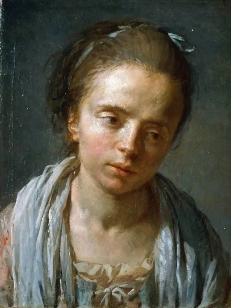Porträt eines Mädchens - Nicolas-Bernard Lepicié