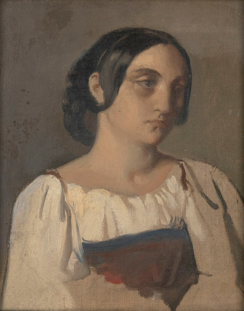 Portrait einer Italienerin - Théodore Chassériau