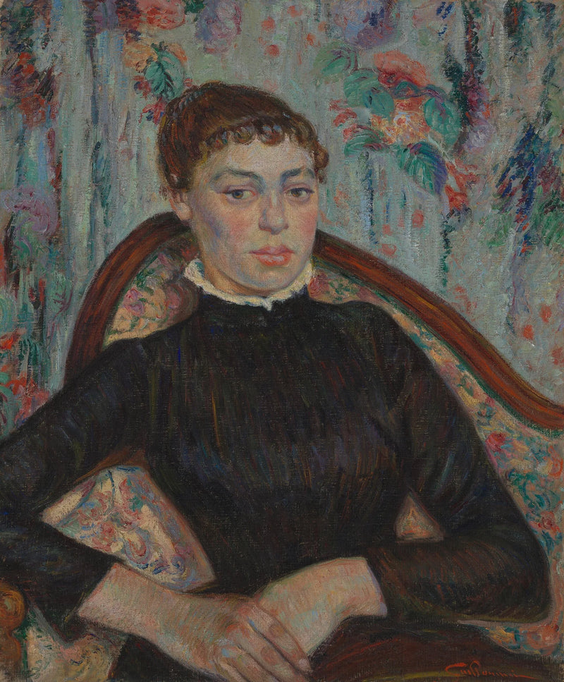 Porträt einer jungen Frau - Armand Guillaumin