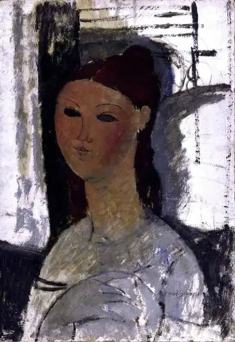 Porträt einer jungen Frau, sitzend - Amedeo Modigliani