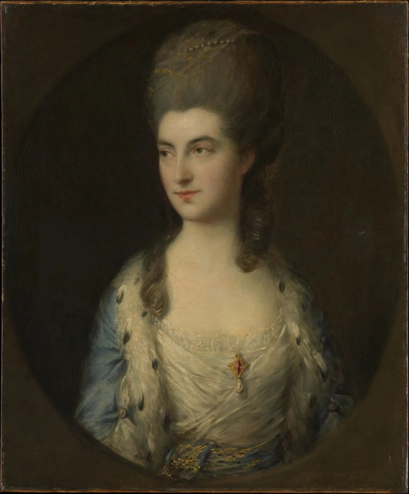 Portrait einer jungen Frau, genannt Miss Sparrow - Thomas Gainsborough