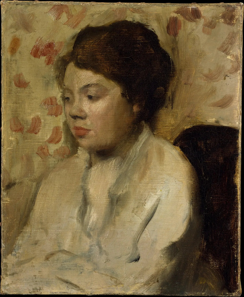 Porträt einer jungen Frau - Edgar Degas