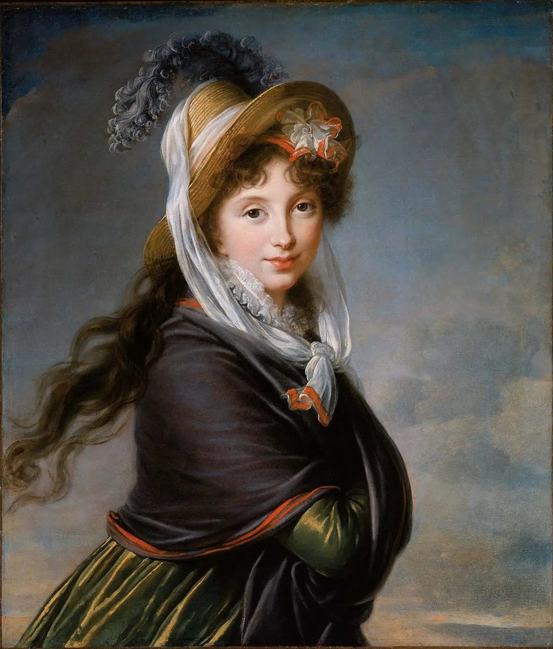 Porträt einer jungen Frau. - Élisabeth Vigée Le Brun