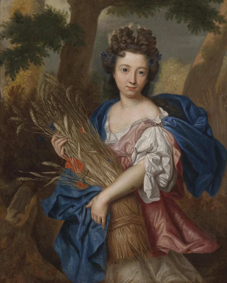 Porträt einer jungen Frau in Ceres - Pierre Mignard