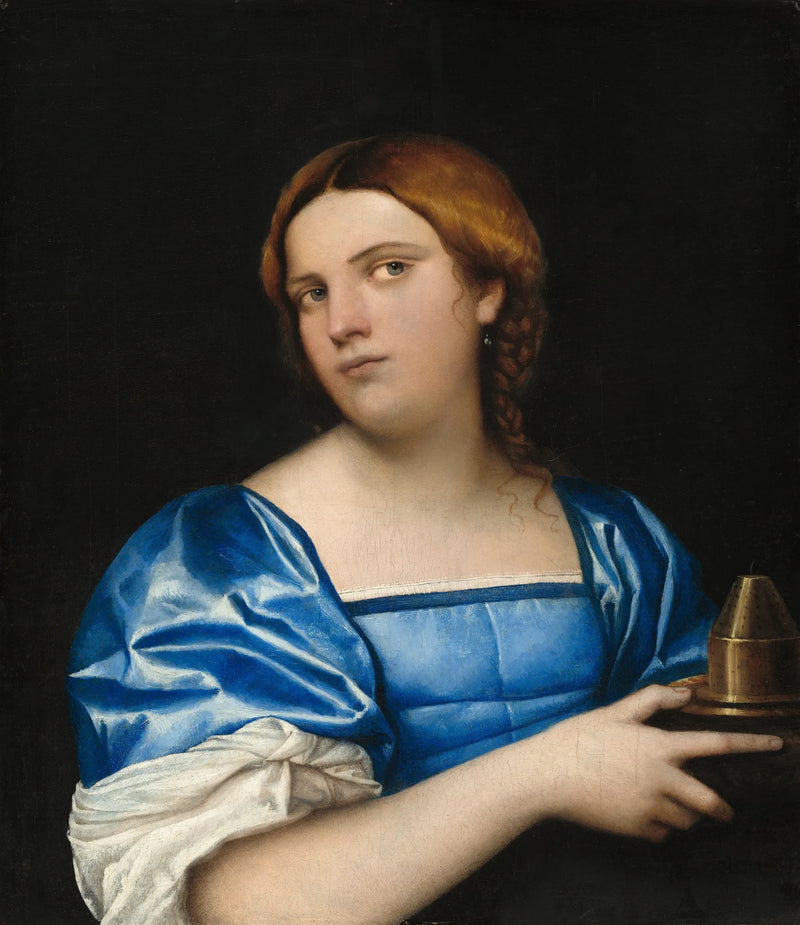 Porträt einer jungen Frau als Jungfrau Maria - Sebastiano del Piombo