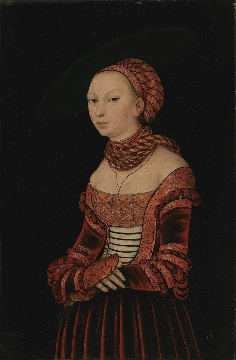 Porträt einer jungen Frau - Lucas Cranach der Ältere