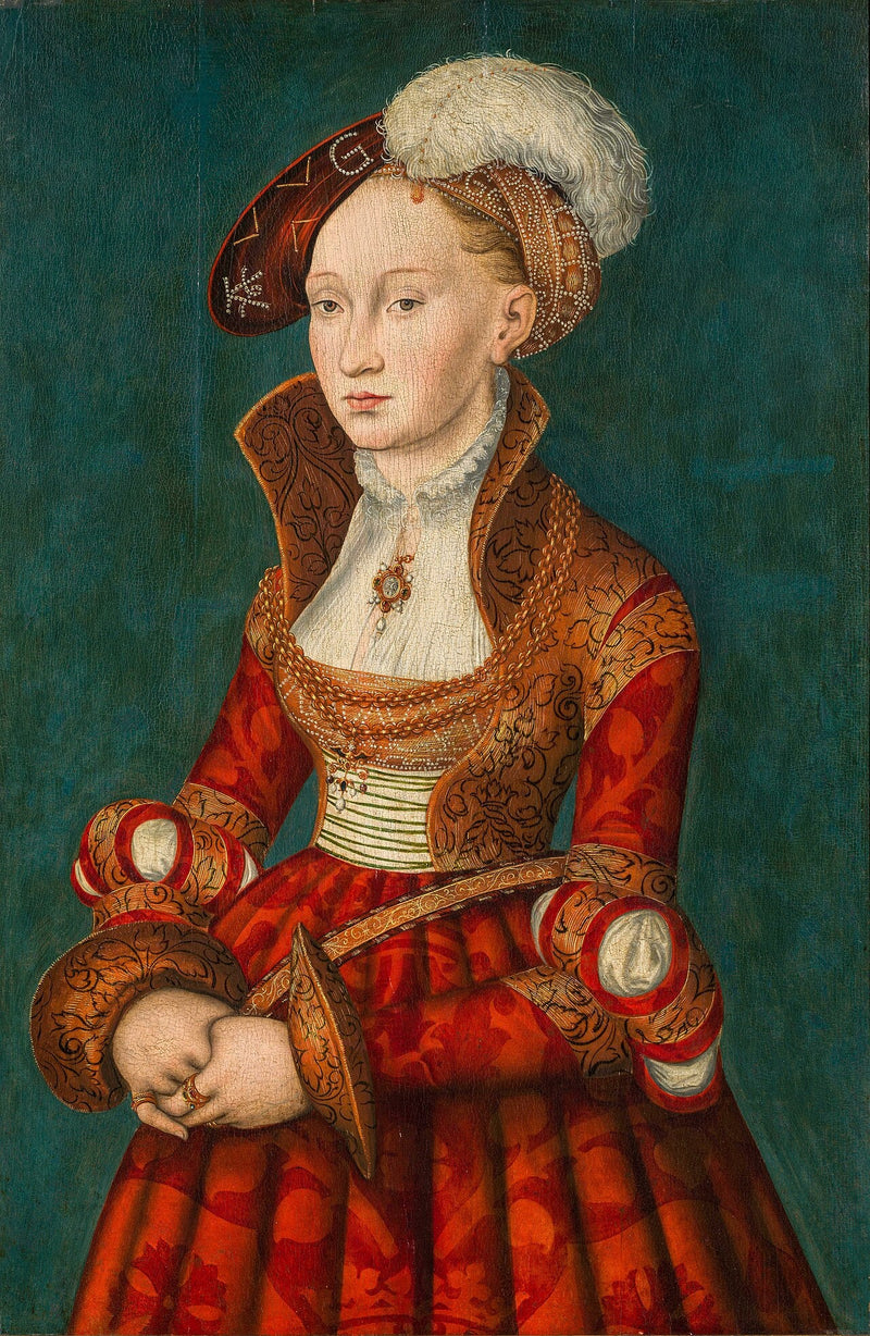 Porträt einer jungen Frau - Lucas Cranach der Ältere