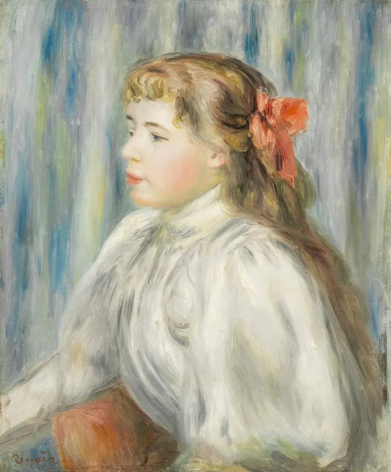 Porträt einer jungen Frau - Pierre-Auguste Renoir