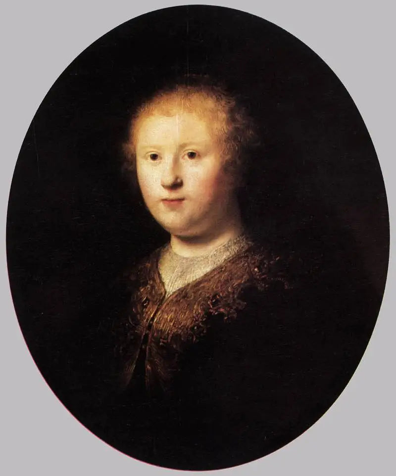 Porträt einer jungen Frau. - Rembrandt
