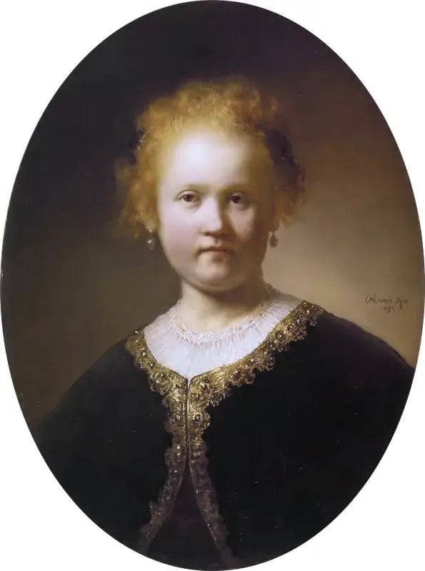 Porträt einer jungen Frau - Rembrandt