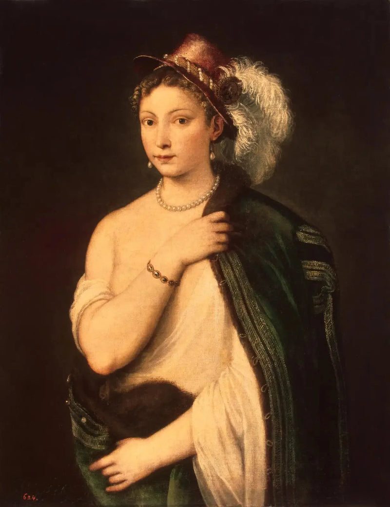 Portrait einer jungen Frau - Titian