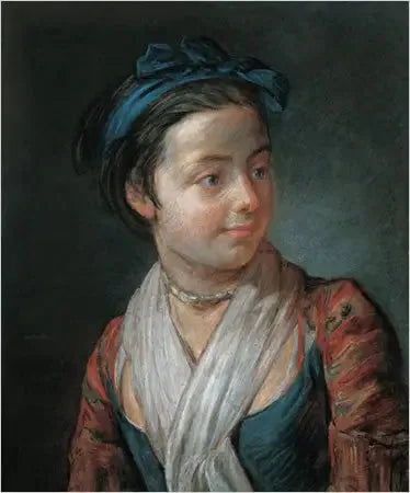 Porträt eines jungen Mädchens - Jean Siméon Chardin