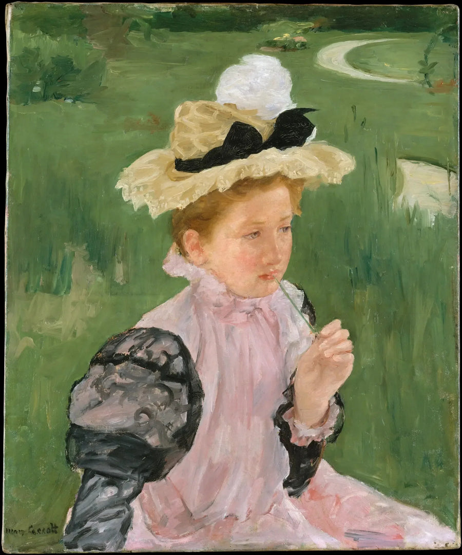 Porträt eines jungen Mädchens - Mary Cassatt