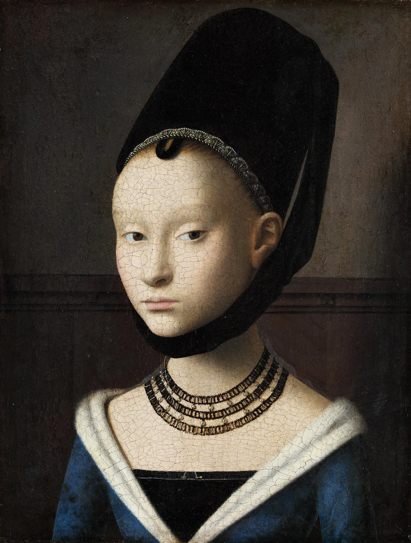 Porträt eines jungen Mädchens - Petrus Christus