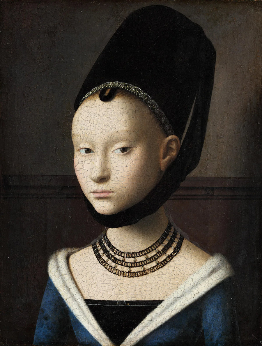 Porträt eines jungen Mädchens - Petrus Christus