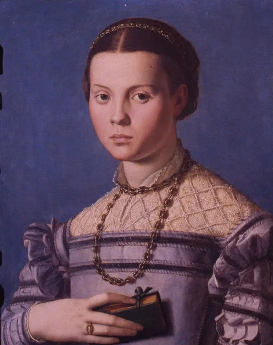 Portrait d'une jeune inconnue - Bronzino image 1 tableau peint à l’huile sur toile
