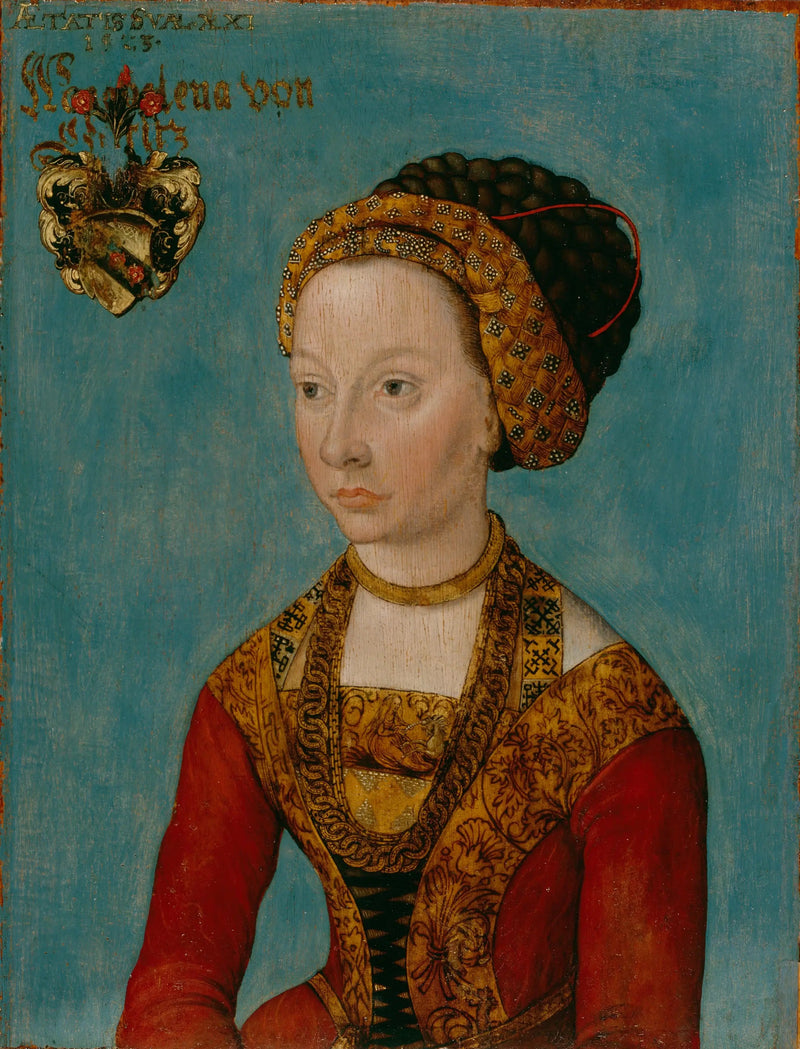 Porträt einer Braut - Lucas Cranach der Ältere