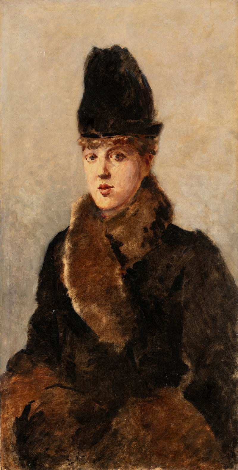 Porträt einer Pariserin - Giuseppe De Nittis
