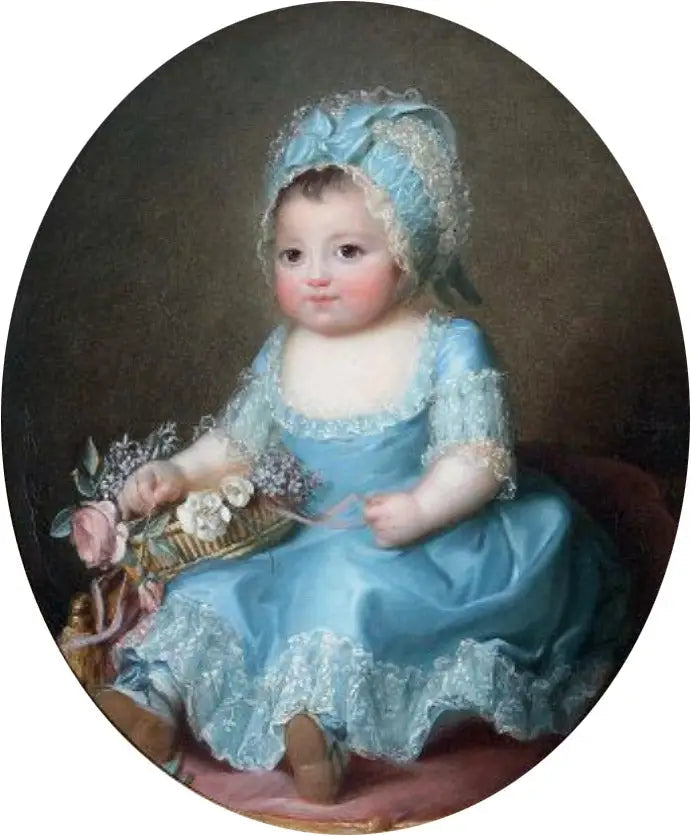 Portrait eines kleinen Mädchens namens Sophie de Bourbon, Mademoiselle d'Artois (1776-1783) - Élisabeth Vigée Le Brun