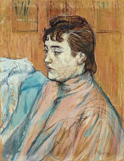 Porträt einer Prostituierten - Henri de Toulouse-Lautrec