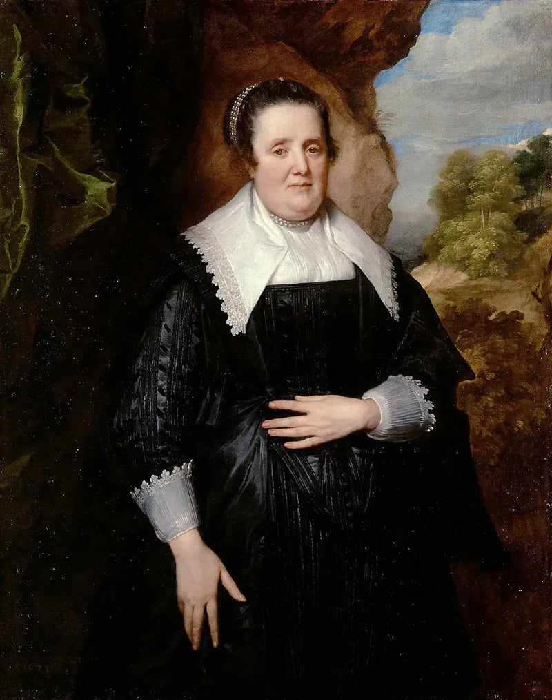 Portrait einer alten Frau - Antoine van Dyck