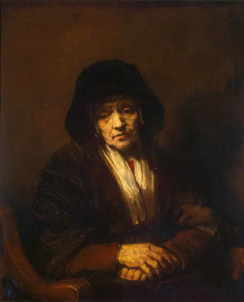 Porträt einer alten Frau - Rembrandt