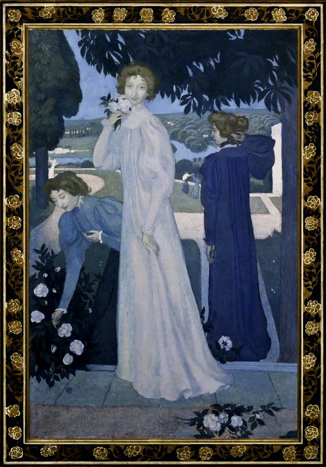Porträt von Yvonne Lerolle in drei Ansichten - Maurice Denis