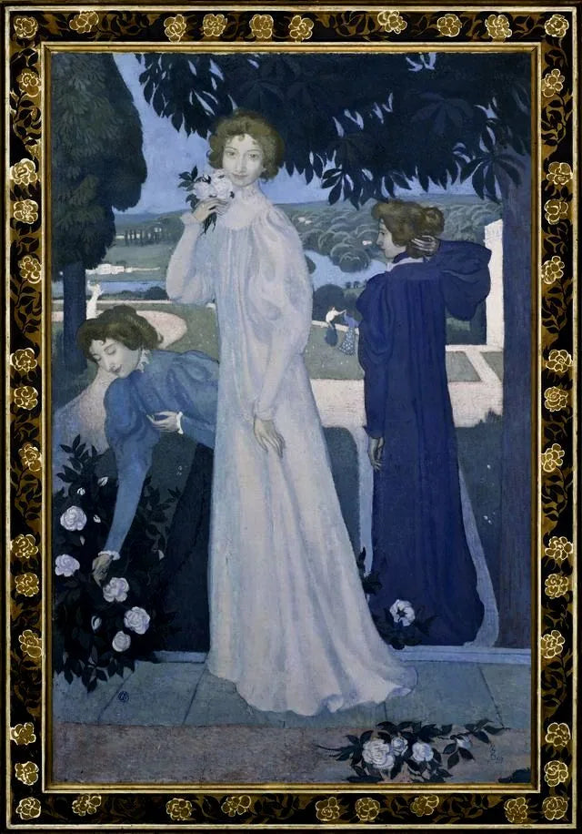 Porträt von Yvonne Lerolle in drei Ansichten - Maurice Denis